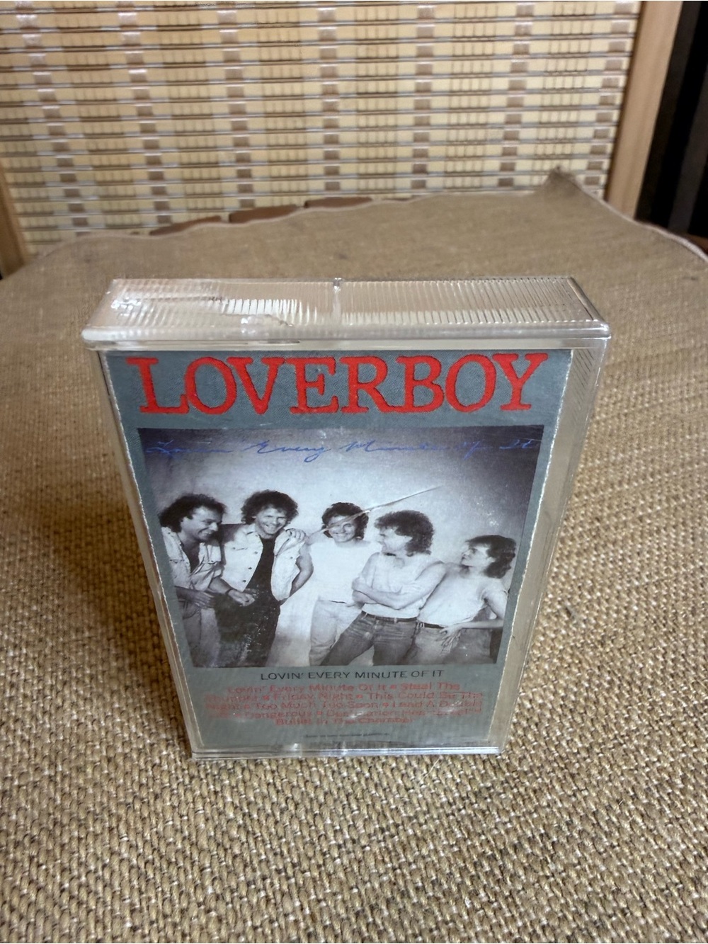 1980s- LOVERBOY Cassette Tape - Lovin' Every Minute of It (used)